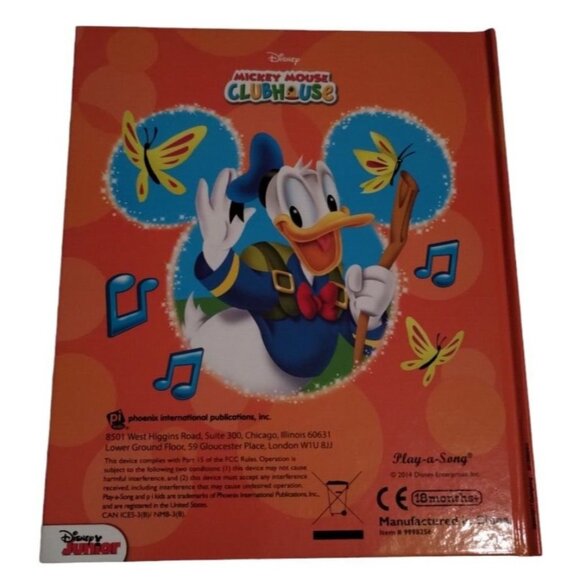 Mickey Mouse Clubhouse Set of 5 Disney Play A Song Books - My First Music Fun - Picture 10 of 13